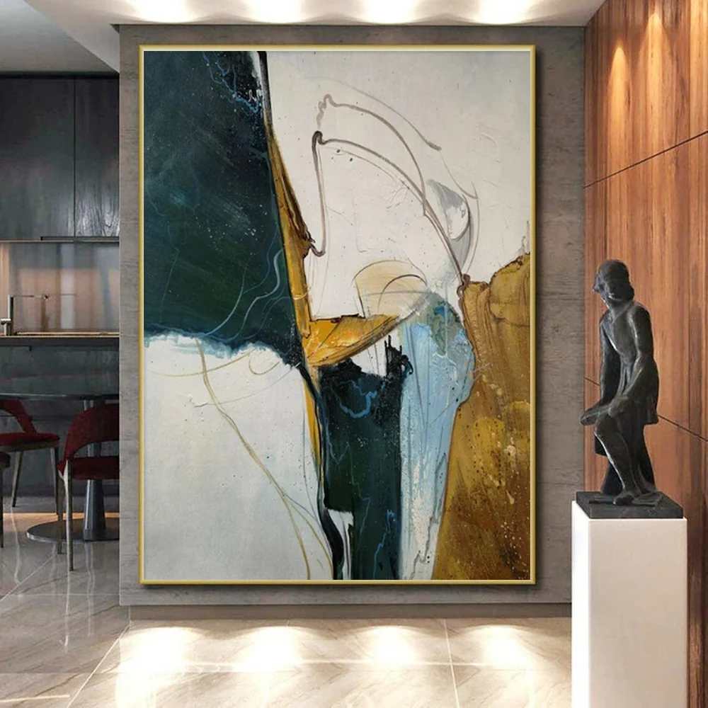 Office_Days_Nature_White_Abstract_Canvas_Artwork_ZWZ56 wall art